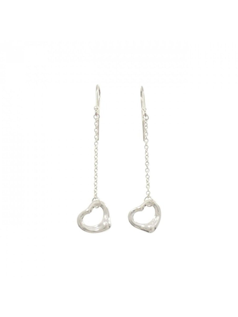Tiffany & Co Open Heart Drop Earrings